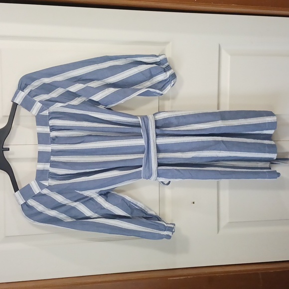 GAP cotton striped mini dress - Med - blue and white - Picture 6 of 8